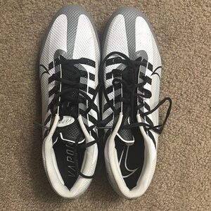 Nike Black and White Athletic Shoes “cleats “Versatile Design